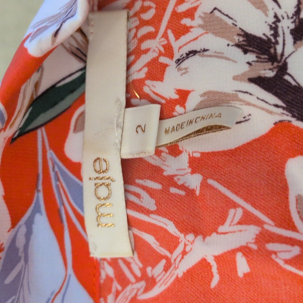 Maje Floral Blouse View 2